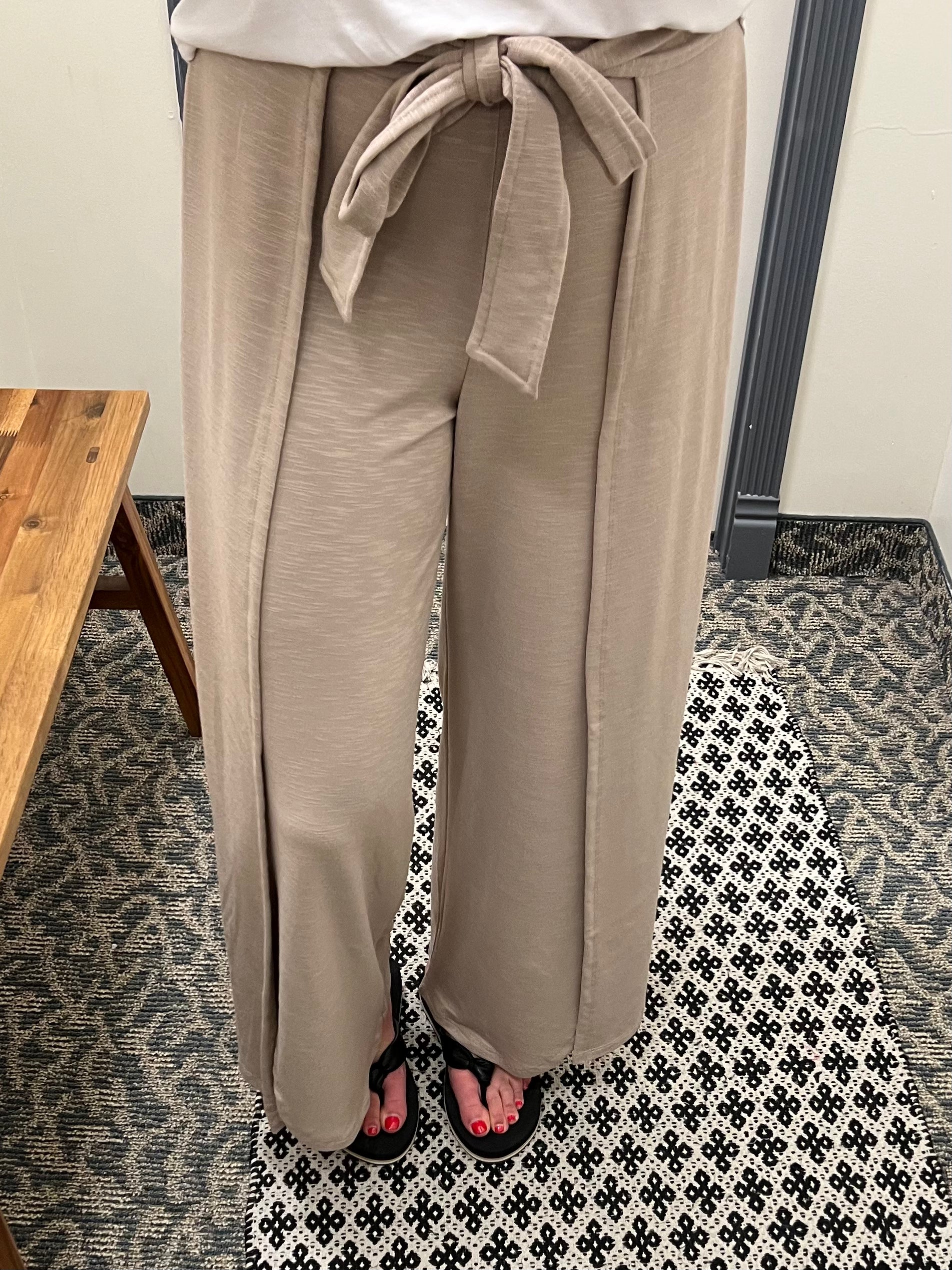 Blaire Taupe Pants Bottom- Pants WISHLIST