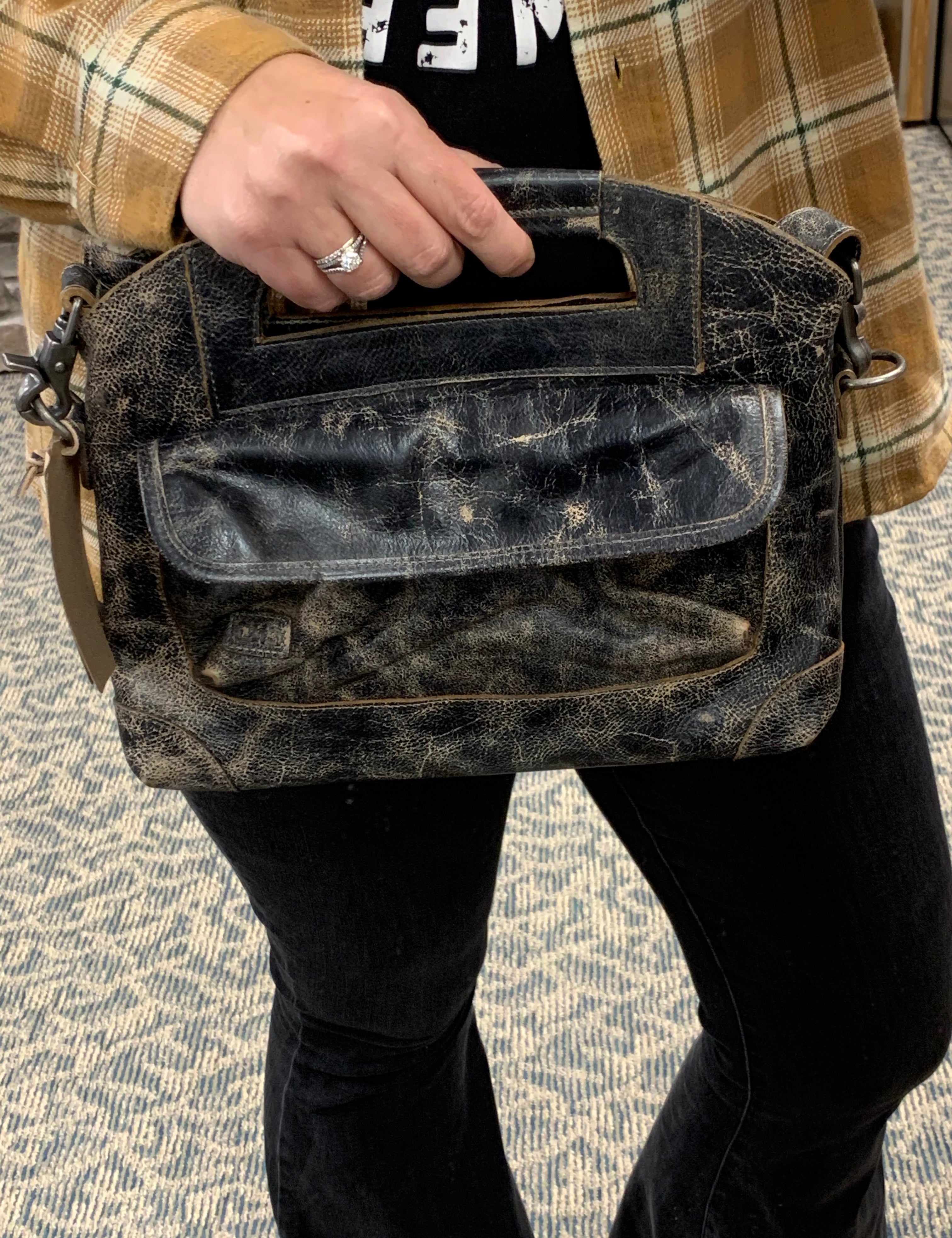 Black Lux Greenway (Bed Stu) Bags- Purses BED STU