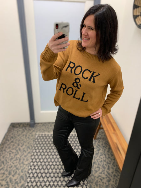 Camel Rock & Roll Sweater