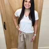 Blaire Taupe Pants Bottom- Pants WISHLIST