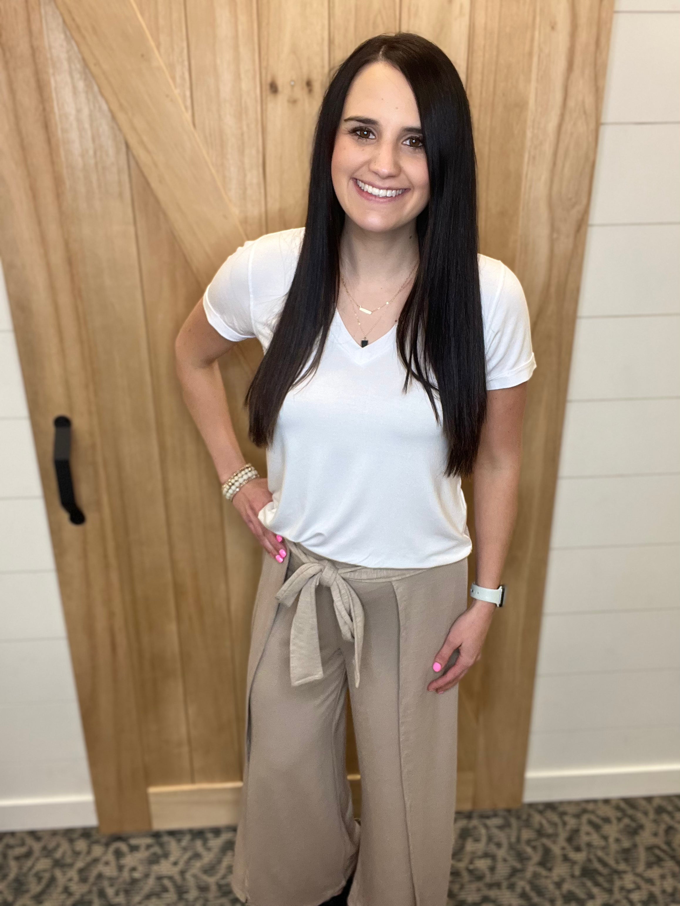 Blaire Taupe Pants Bottom- Pants WISHLIST
