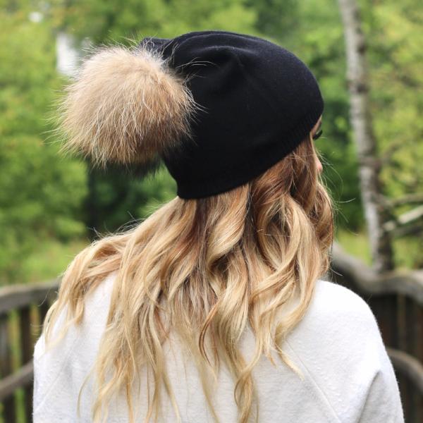 Fine Knit Angora Slouchy Hat Accessories - Hat PRETTY SIMPLE WHOLESALE