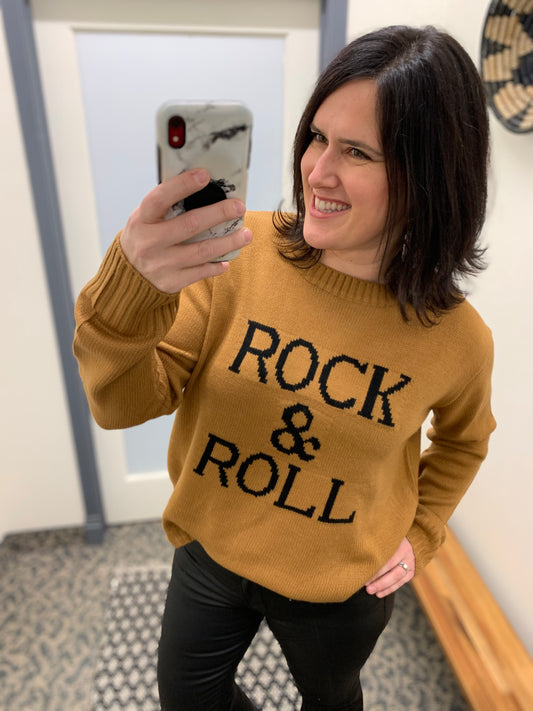 Camel Rock & Roll Sweater