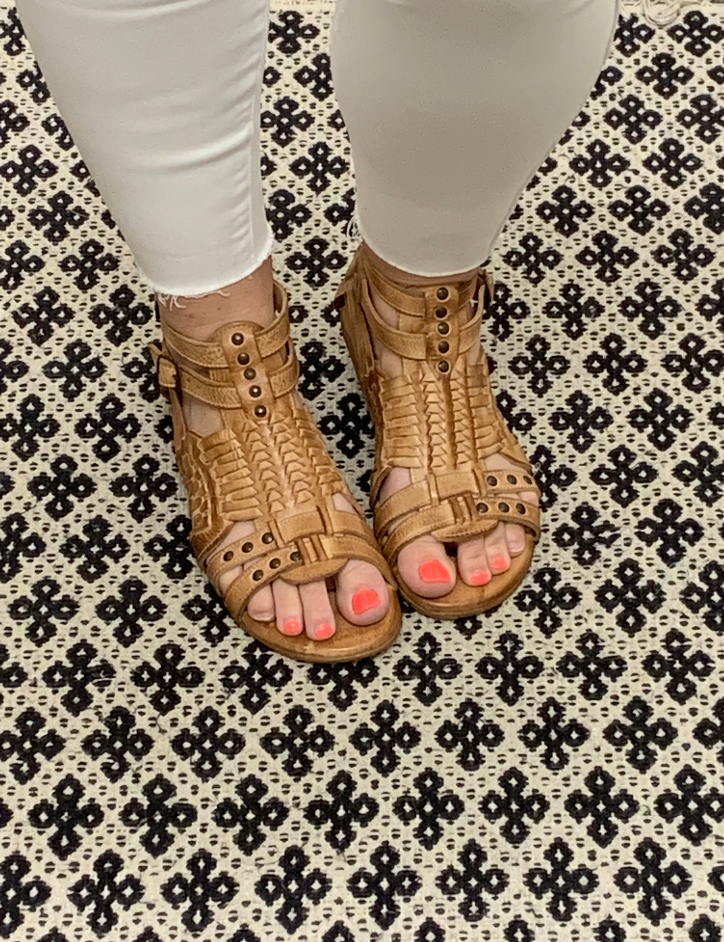 Claire Tan Sandal Shoes- Sandals BED STU