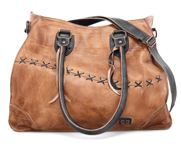 BRUNA (BED STU) Bags- Purses BED STU TAN/BLACK