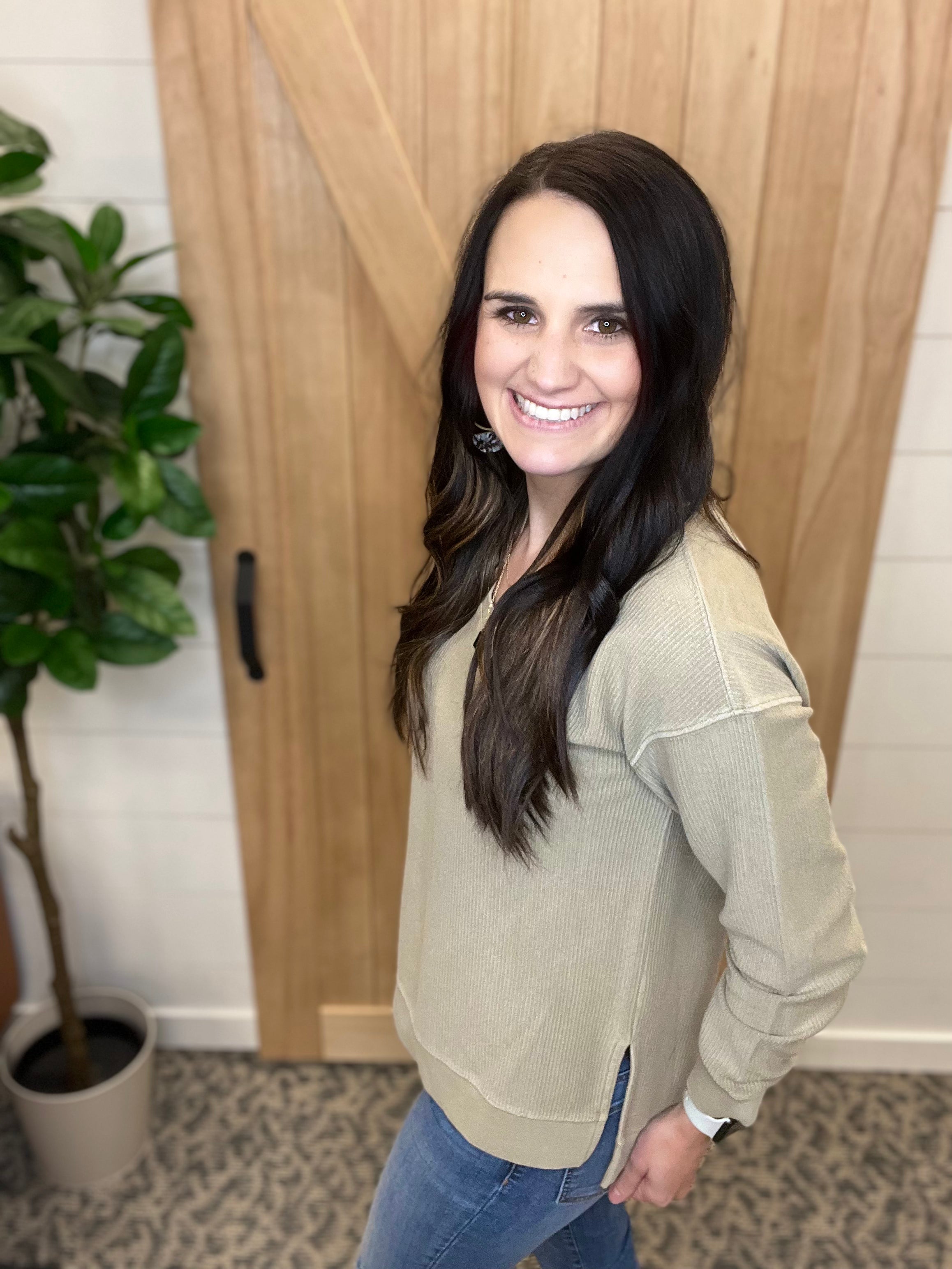 Alicia Top - Dune Top - Sweatshirt THREAD & SUPPLY