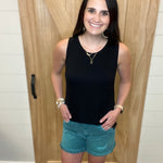 Turquoise Jane Shorts Bottoms - Shorts KUT FROM THE KLOTH