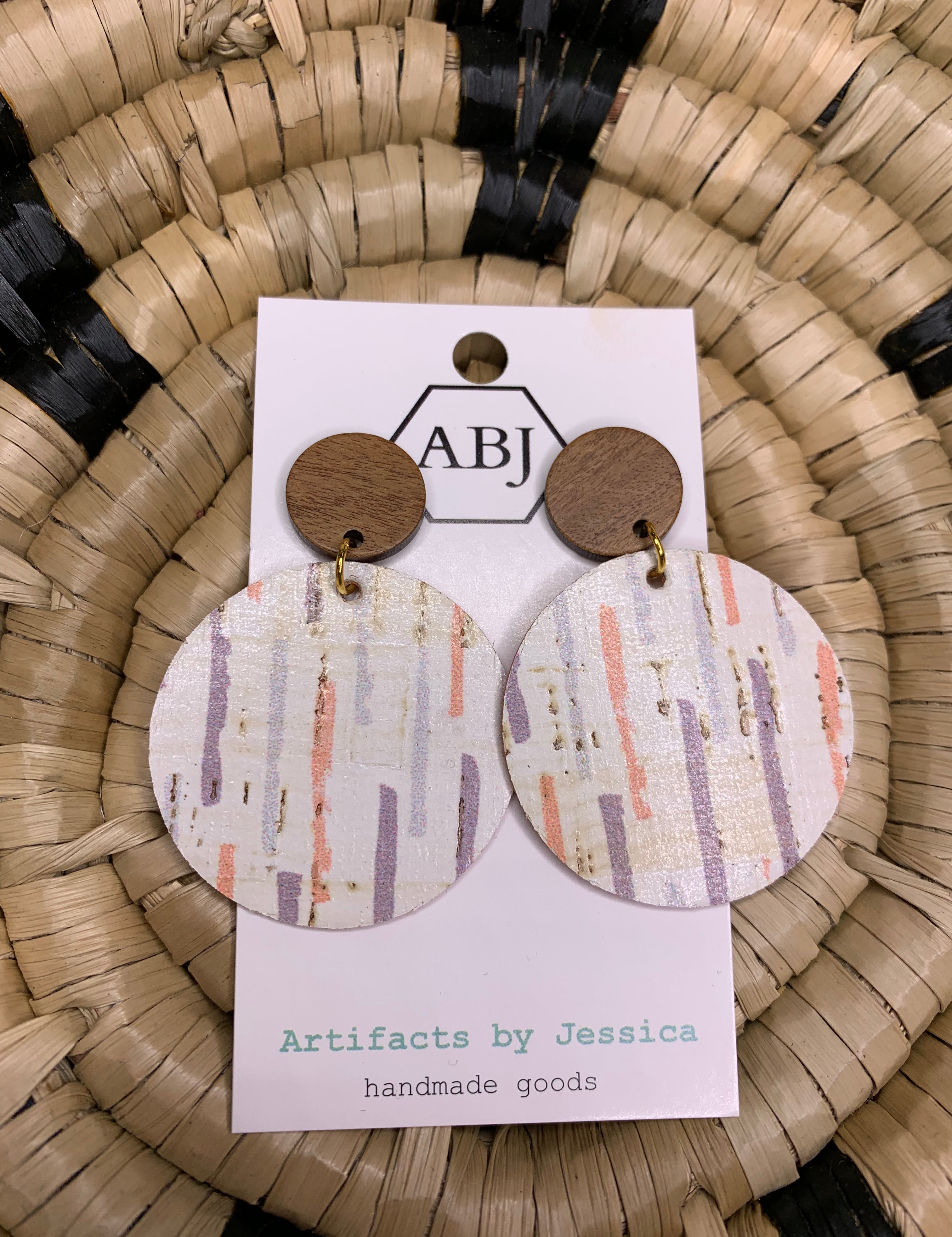 Lines Circle Earrings Jewelry - Earrings ARTIFACTS JESSICA LYNCH